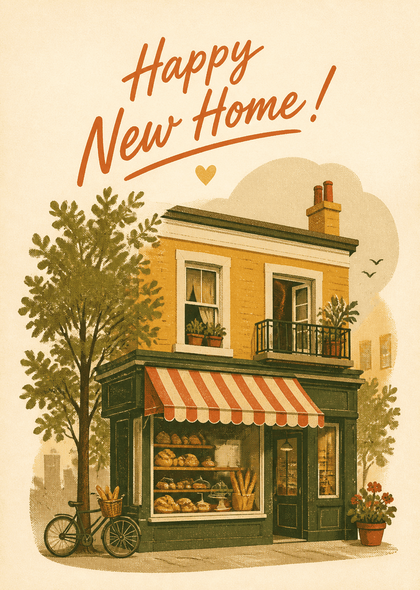 The Corner Bakery: Happy new home!