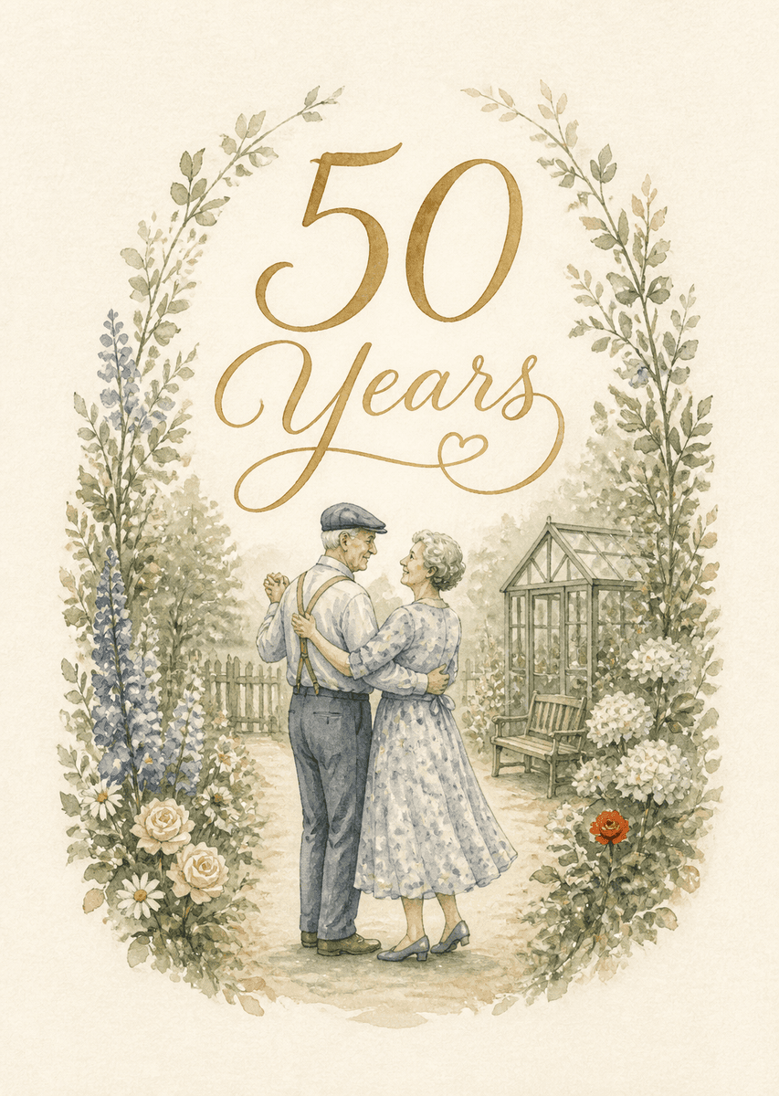 Fifty Years in the Garden: 50 Years.