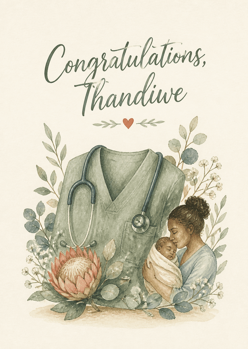 Congratulations, Midwife: Congratulations, Thandiwe.