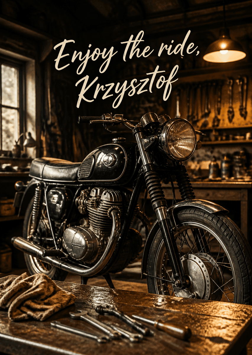 Enjoy The Ride: Enjoy the ride, Krzysztof.