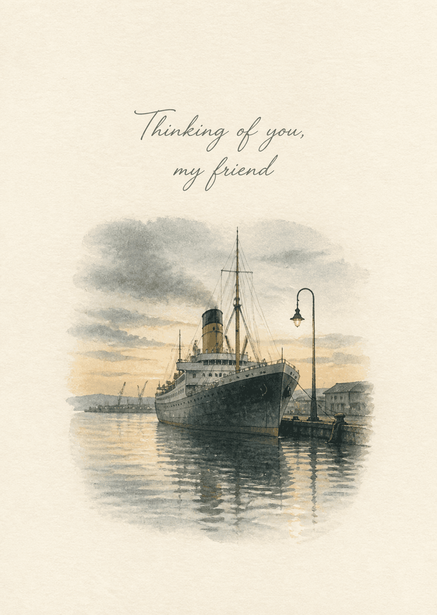 Harbour Lights: Thinking of you, my friend.