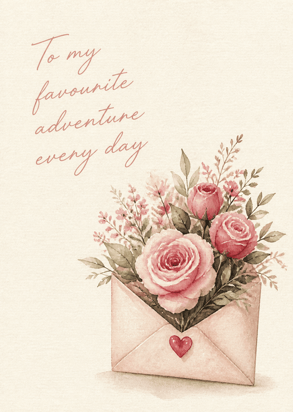 To My Favourite Adventure: To my favourite adventure every day.